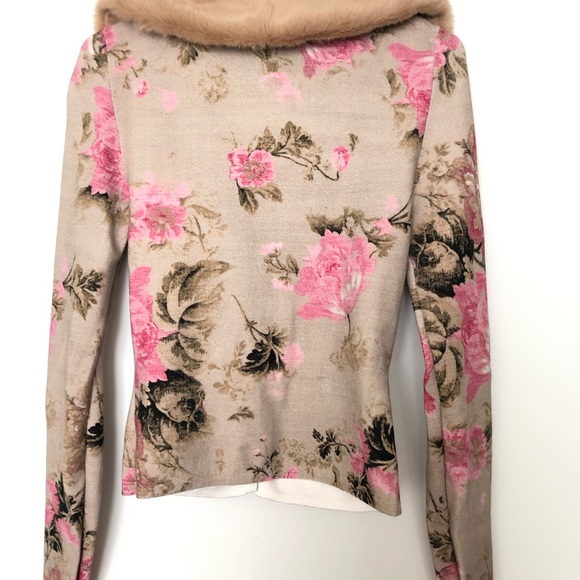 BRAND NEW Blumarine Cropped Faux Fur Top - Picture 3 of 5